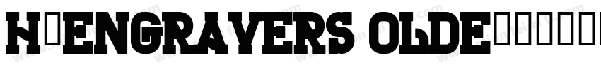 H_Engravers OldE字体转换